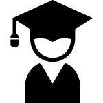 Graduate SVG Icon